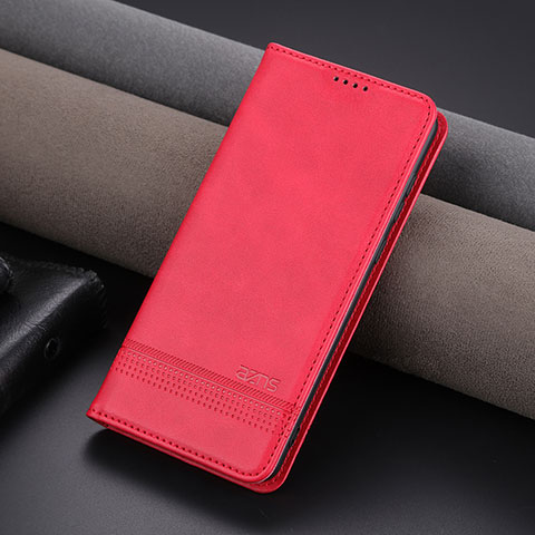 Funda de Cuero Cartera con Soporte Carcasa YZ2 para Huawei Honor 80 GT 5G Rosa Roja