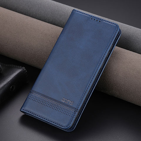 Funda de Cuero Cartera con Soporte Carcasa YZ2 para Huawei P60 Pro Azul