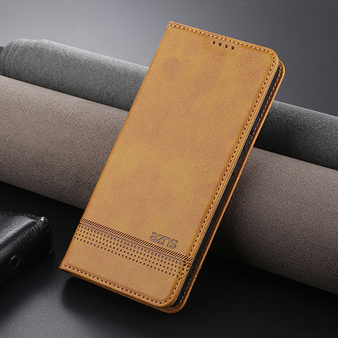 Funda de Cuero Cartera con Soporte Carcasa YZ2 para Xiaomi Mi 13T 5G Marron Claro