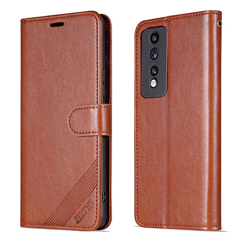 Funda de Cuero Cartera con Soporte Carcasa YZ3 para Huawei Honor 80 GT 5G Marron