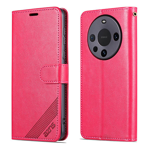 Funda de Cuero Cartera con Soporte Carcasa YZ3 para Huawei Mate 60 Rosa Roja