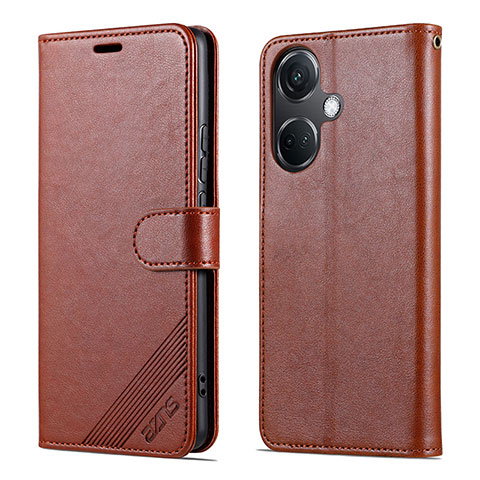 Funda de Cuero Cartera con Soporte Carcasa YZ3 para OnePlus Nord CE 3 5G Marron