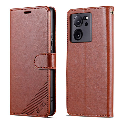 Funda de Cuero Cartera con Soporte Carcasa YZ3 para Xiaomi Redmi K60 Ultra 5G Marron