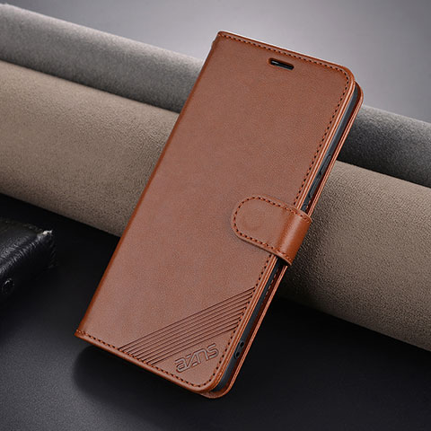 Funda de Cuero Cartera con Soporte Carcasa YZ3 para Xiaomi Redmi Note 13 Pro+ Plus 5G Marron