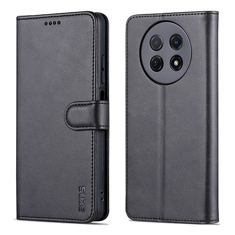 Funda de Cuero Cartera con Soporte Carcasa YZ4 para Huawei Nova Y91 Negro