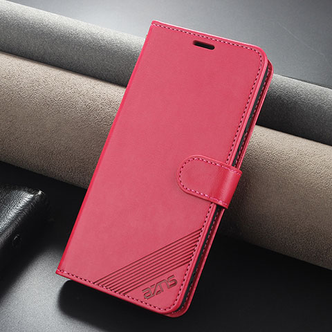 Funda de Cuero Cartera con Soporte Carcasa YZ4 para Xiaomi Redmi K60 Ultra 5G Rosa Roja