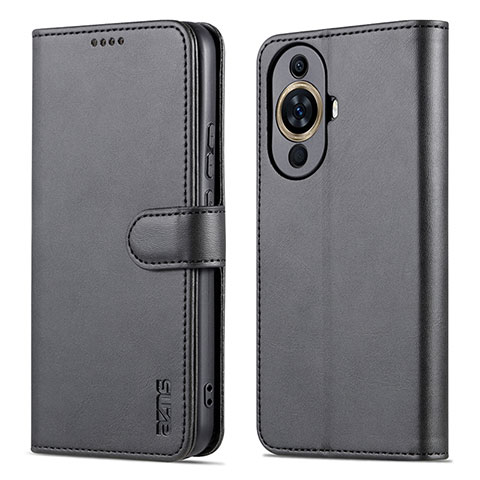 Funda de Cuero Cartera con Soporte Carcasa YZ5 para Huawei Nova 11 Pro Negro