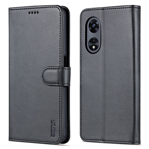 Funda de Cuero Cartera con Soporte Carcasa YZ5 para Oppo A58 5G Negro