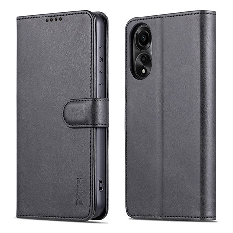 Funda de Cuero Cartera con Soporte Carcasa YZ5 para Oppo A78 4G Negro