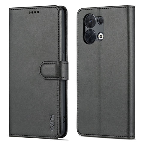 Funda de Cuero Cartera con Soporte Carcasa YZ5 para Oppo Reno9 5G Negro