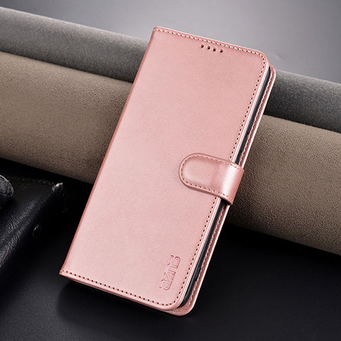 Funda de Cuero Cartera con Soporte Carcasa YZ5 para Xiaomi Redmi Note 13 Pro+ Plus 5G Oro Rosa