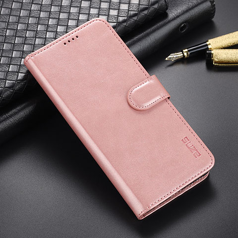 Funda de Cuero Cartera con Soporte Carcasa YZ6 para Oppo A58 5G Oro Rosa