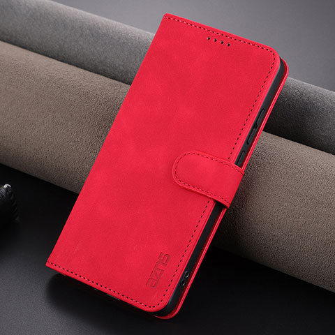 Funda de Cuero Cartera con Soporte Carcasa YZ6 para Oppo A78 4G Rosa Roja