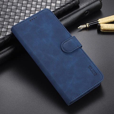 Funda de Cuero Cartera con Soporte Carcasa YZ6 para Oppo A78 5G Azul