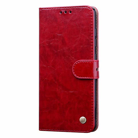 Funda de Cuero Cartera con Soporte Carcasa Z02 para Samsung Galaxy A51 5G Rojo