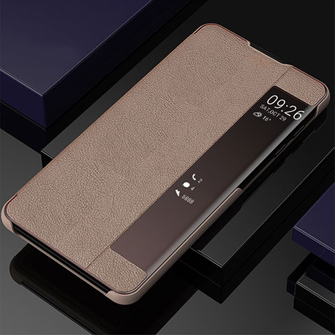 Funda de Cuero Cartera con Soporte Carcasa ZL1 para Samsung Galaxy A10 Oro Rosa