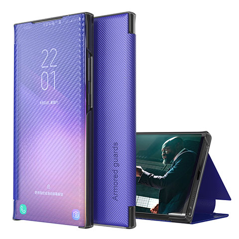 Funda de Cuero Cartera con Soporte Carcasa ZL1 para Samsung Galaxy M62 4G Morado