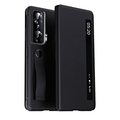 Funda de Cuero Cartera con Soporte Carcasa ZL3 para Huawei Honor Magic Vs 5G Negro