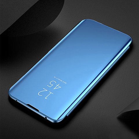 Funda de Cuero Cartera con Soporte Espejo Carcasa M01 para Xiaomi Mi 11 Lite 5G Azul Cielo