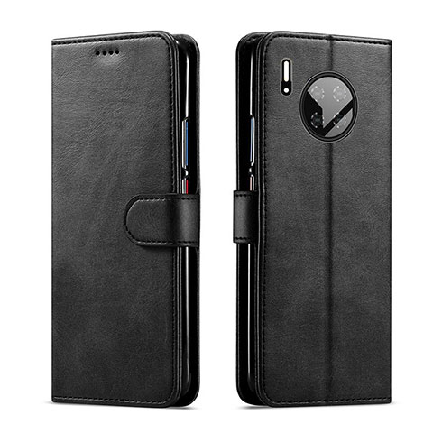 Funda de Cuero Cartera con Soporte L01 para Huawei Mate 30 Negro