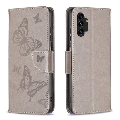 Funda de Cuero Cartera con Soporte Mariposa Carcasa B01F para Samsung Galaxy A13 4G Verde