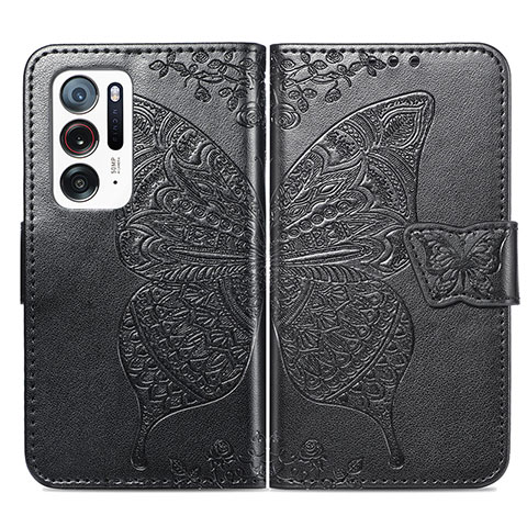 Funda de Cuero Cartera con Soporte Mariposa Carcasa para Oppo Find N 5G Negro