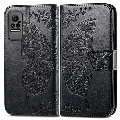 Funda de Cuero Cartera con Soporte Mariposa Carcasa para Xiaomi Civi 5G Negro