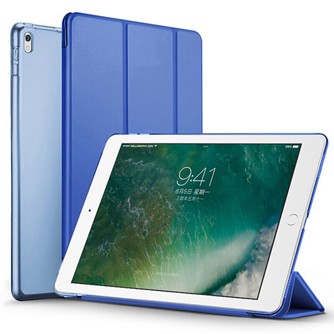 Funda de Cuero Cartera con Soporte para Apple iPad Pro 12.9 (2017) Azul