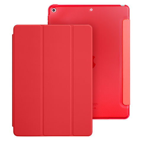 Funda de Cuero Cartera con Soporte para Apple New iPad 9.7 (2018) Rojo