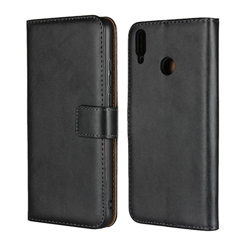 Funda de Cuero Cartera con Soporte para Huawei Honor V10 Lite Negro