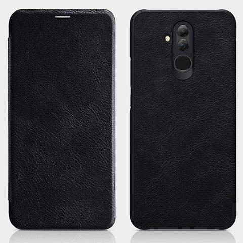 Funda de Cuero Cartera con Soporte para Huawei Maimang 7 Negro