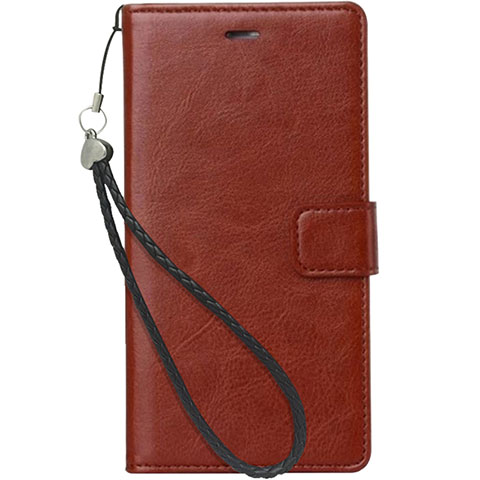 Funda de Cuero Cartera con Soporte para Nokia 3.1 Plus Marron