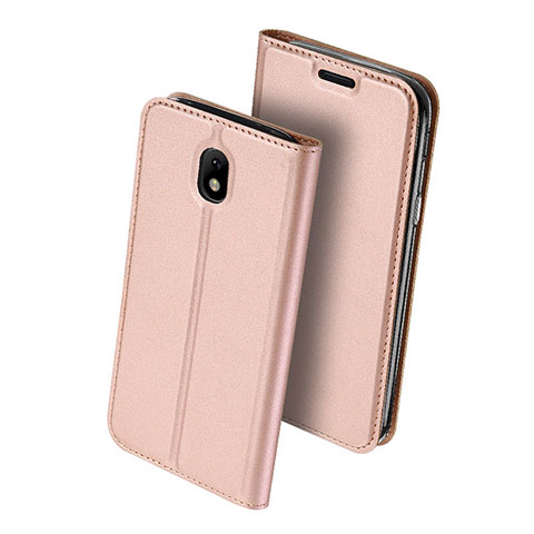 Funda de Cuero Cartera con Soporte para Samsung Galaxy J5 (2017) SM-J750F Rosa