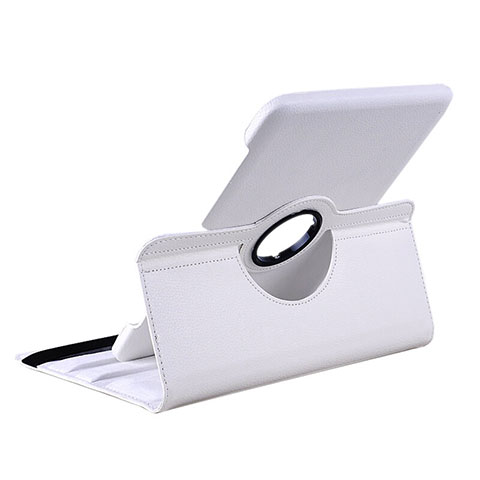 Funda de Cuero Cartera con Soporte para Samsung Galaxy Tab 2 10.1 P5100 P5110 Blanco