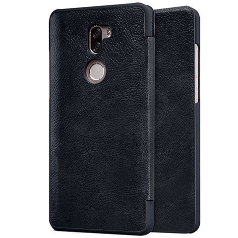 Funda de Cuero Cartera con Soporte para Xiaomi Mi 5S Plus Negro