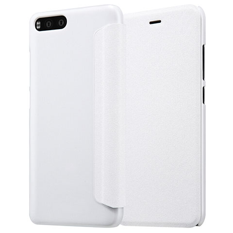 Funda de Cuero Cartera con Soporte para Xiaomi Mi 6 Blanco