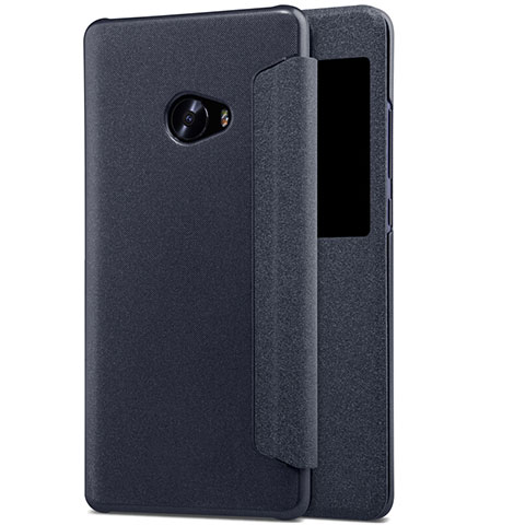 Funda de Cuero Cartera con Soporte para Xiaomi Mi Note 2 Negro