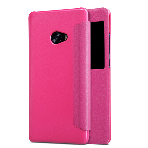 Funda de Cuero Cartera con Soporte para Xiaomi Mi Note 2 Special Edition Rosa Roja