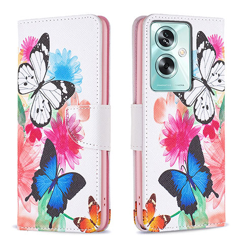 Funda de Cuero Cartera con Soporte Patron de Moda Carcasa B01F para Oppo A2 5G Vistoso