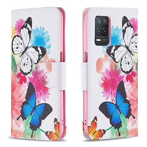 Funda de Cuero Cartera con Soporte Patron de Moda Carcasa B01F para Realme Narzo 30 5G Vistoso