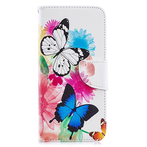 Funda de Cuero Cartera con Soporte Patron de Moda Carcasa B01F para Samsung Galaxy A30 Vistoso