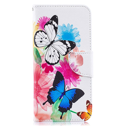 Funda de Cuero Cartera con Soporte Patron de Moda Carcasa B01F para Samsung Galaxy A30S Vistoso