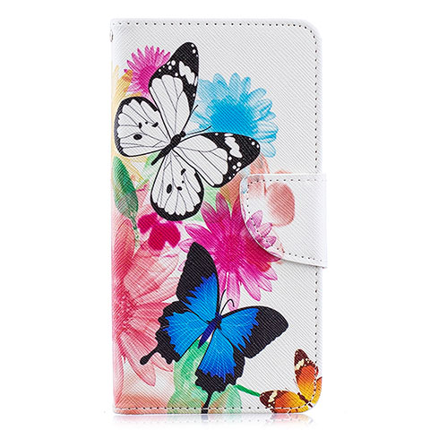 Funda de Cuero Cartera con Soporte Patron de Moda Carcasa B01F para Samsung Galaxy A40 Vistoso