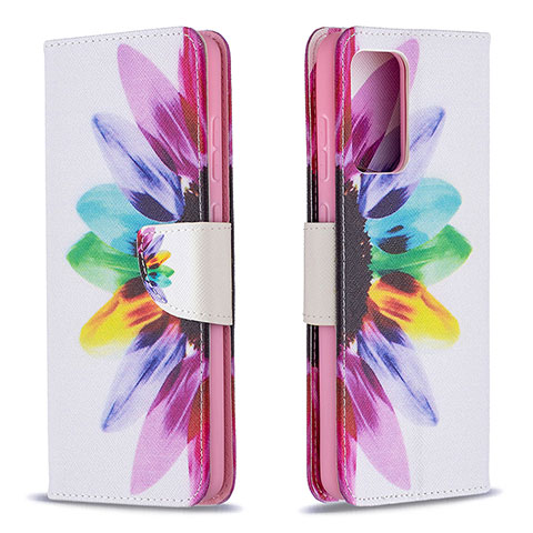 Funda de Cuero Cartera con Soporte Patron de Moda Carcasa B01F para Samsung Galaxy A72 5G Multicolor