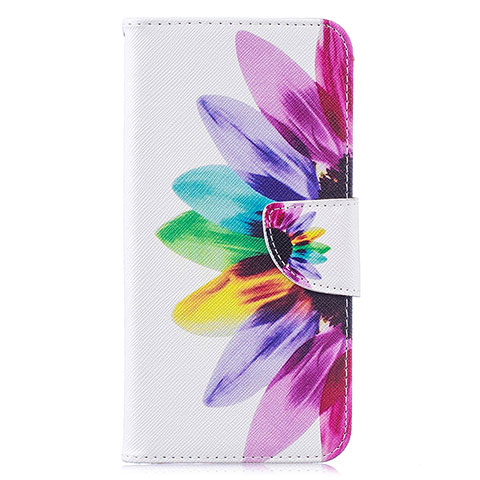 Funda de Cuero Cartera con Soporte Patron de Moda Carcasa B01F para Samsung Galaxy M10 Multicolor