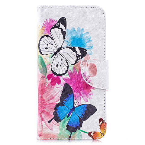 Funda de Cuero Cartera con Soporte Patron de Moda Carcasa B01F para Samsung Galaxy M10 Vistoso