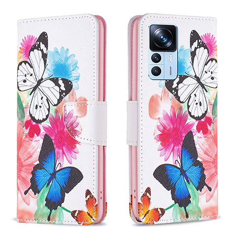 Funda de Cuero Cartera con Soporte Patron de Moda Carcasa B01F para Xiaomi Redmi K50 Ultra 5G Vistoso