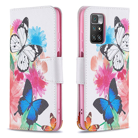 Funda de Cuero Cartera con Soporte Patron de Moda Carcasa B01F para Xiaomi Redmi Note 11 4G (2021) Vistoso