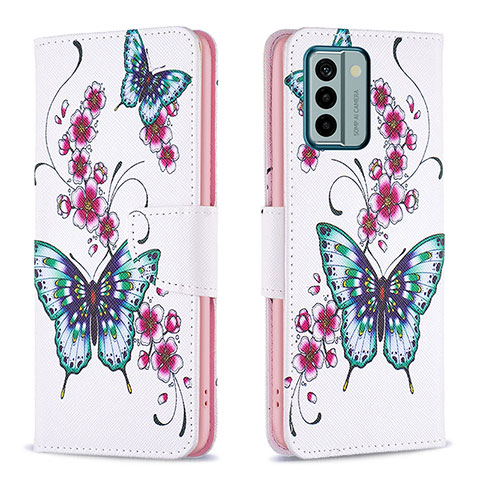 Funda de Cuero Cartera con Soporte Patron de Moda Carcasa B03F para Nokia G22 Vistoso