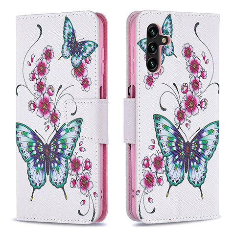 Funda de Cuero Cartera con Soporte Patron de Moda Carcasa B03F para Samsung Galaxy A13 5G Vistoso